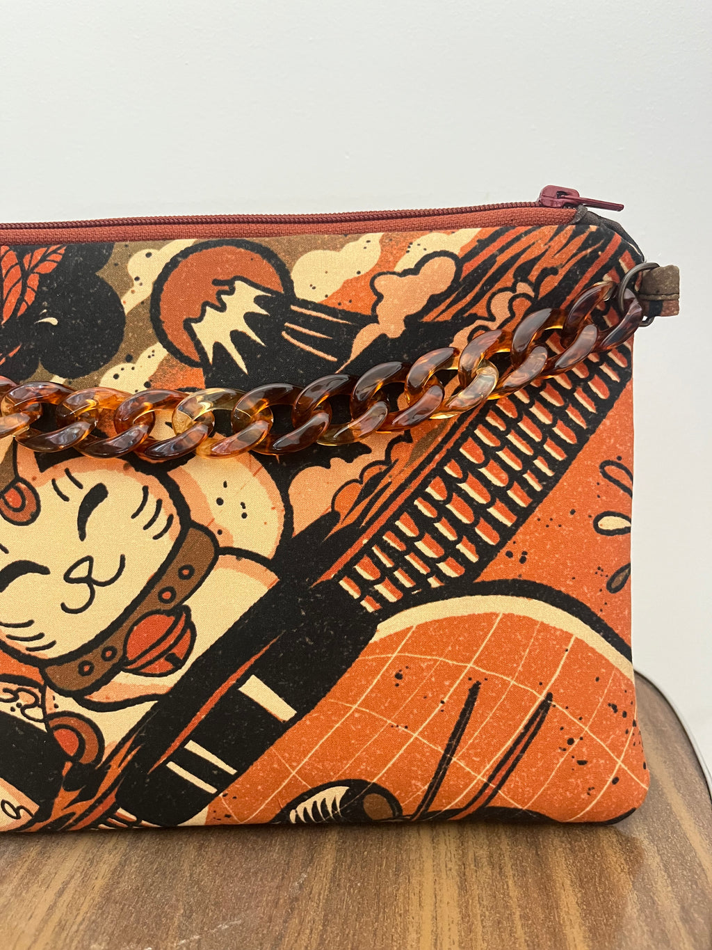 Borsa/Pochette “Maneki neko,”