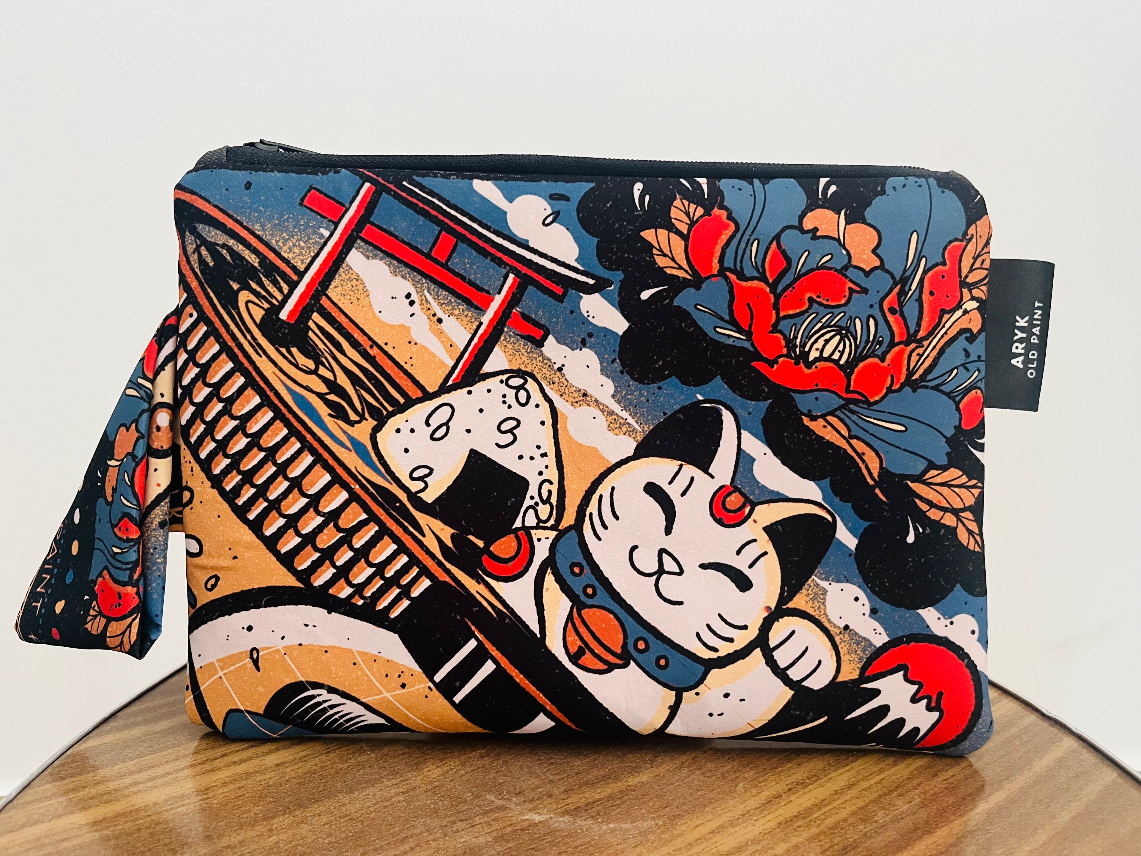 Pochette Japan Story design giapponese – ARYK OLD PAINT- vista frontale