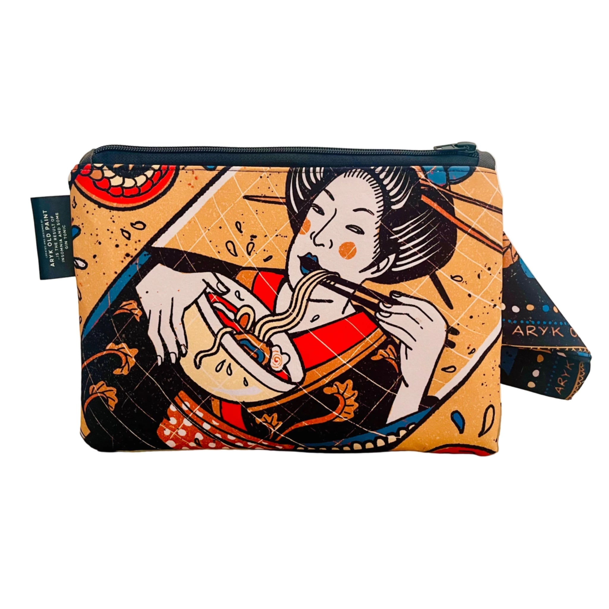 Pochette Japan Story design giapponese – ARYK OLD PAINT- vista dietro
