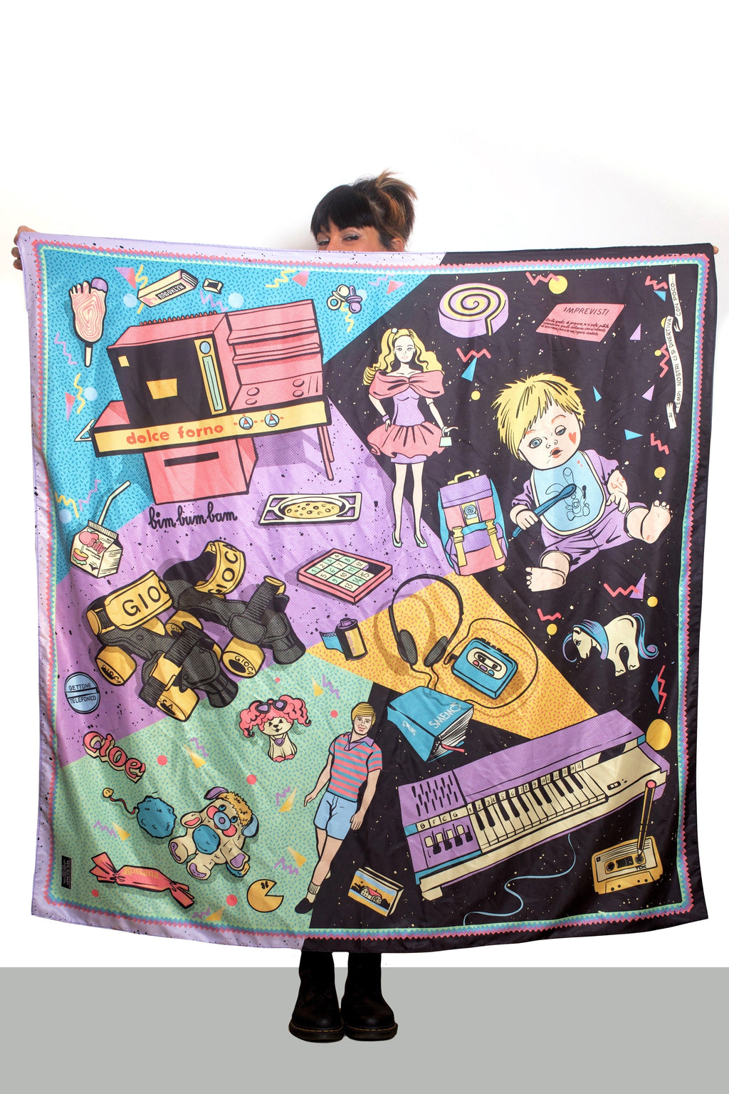 Foulard “80's forever”