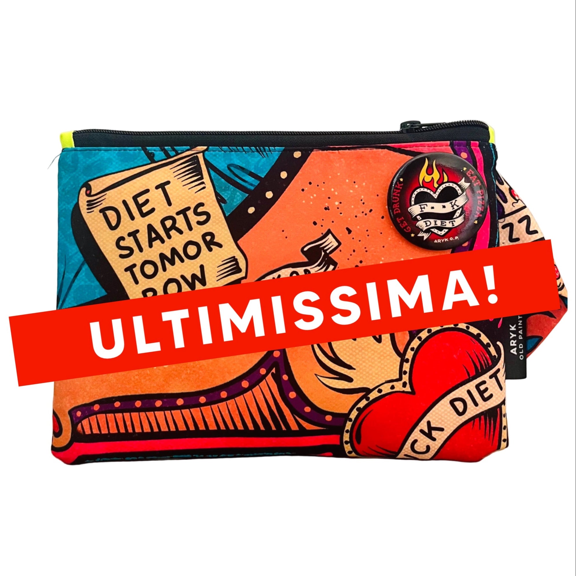 Borsa/Pochette “FUCK DIET”