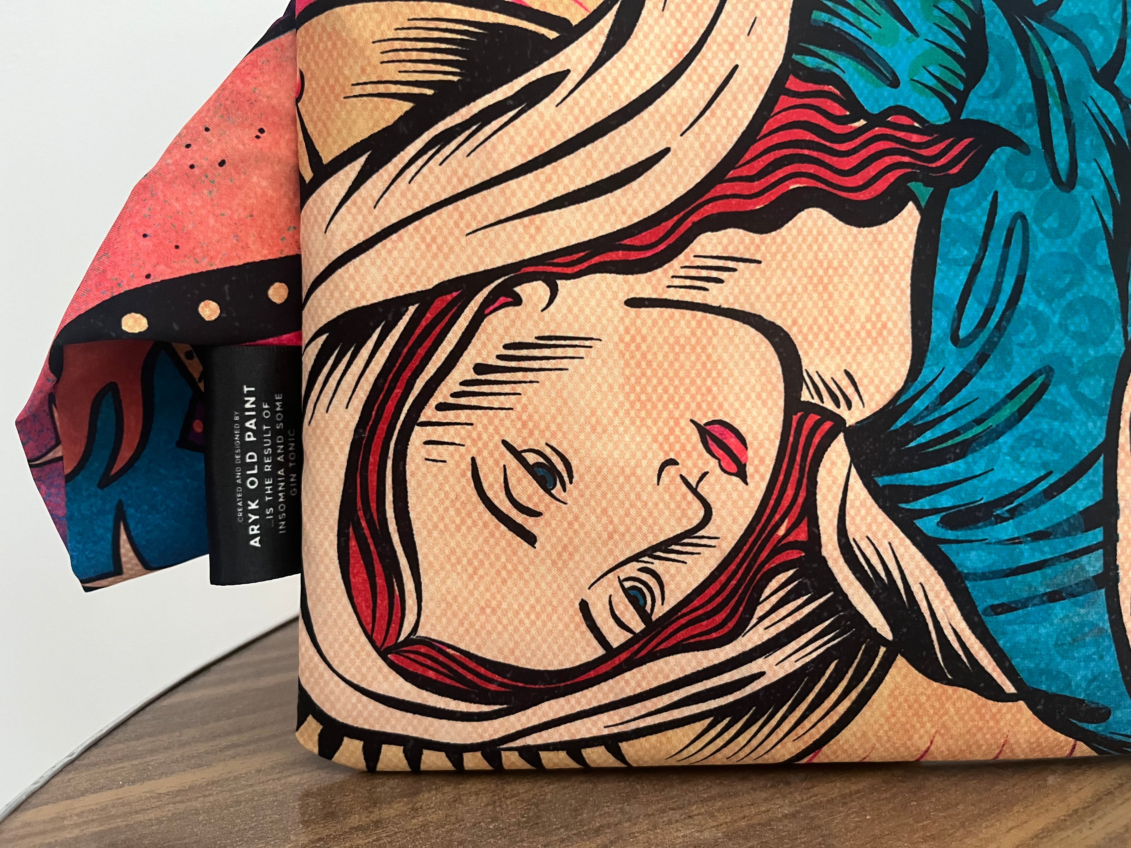 Pochette FUCK DIET design ironico/dieta – ARYK OLD PAINT- particolare etichetta