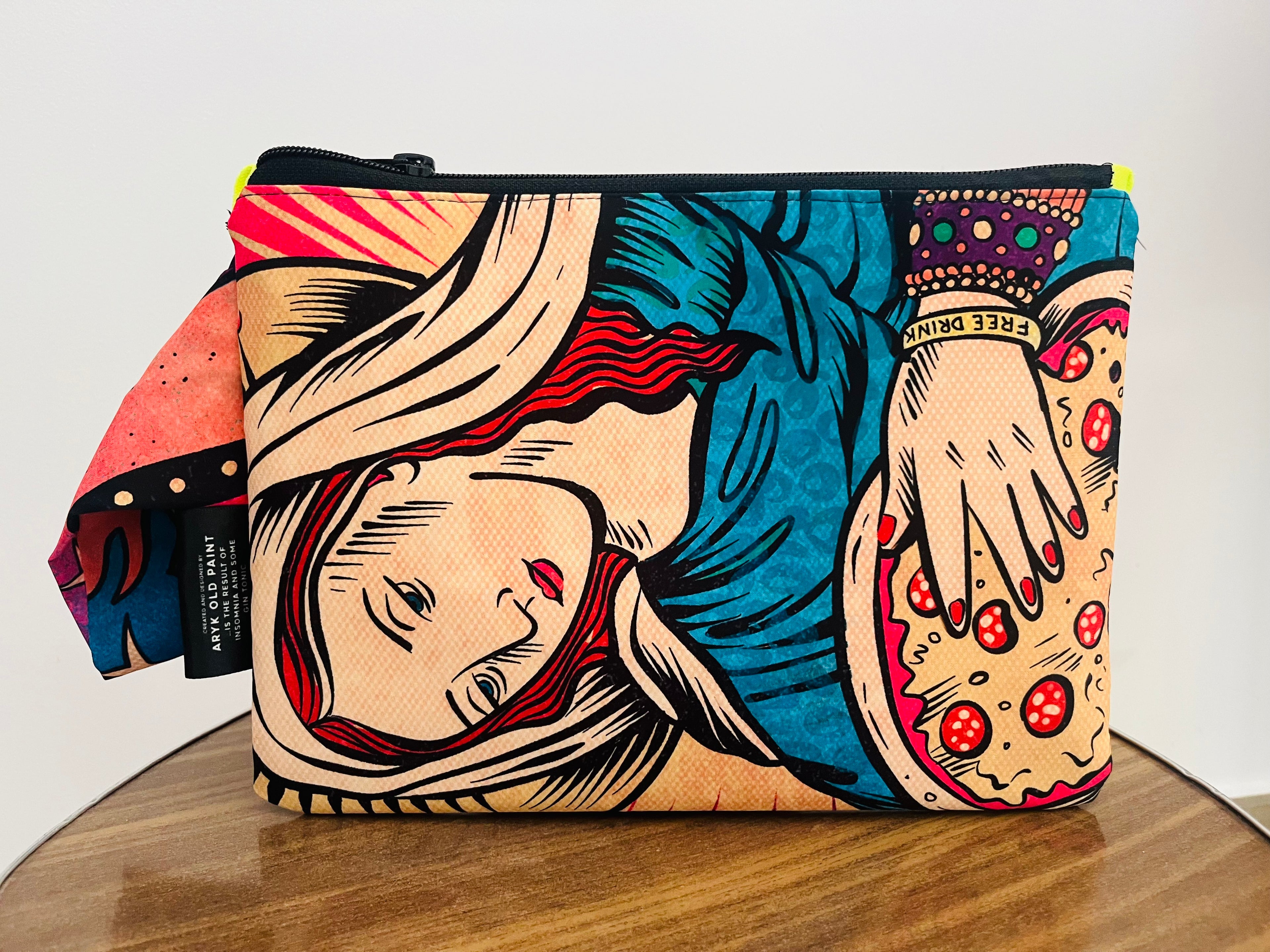 Pochette FUCK DIET design ironico/dieta – ARYK OLD PAINT