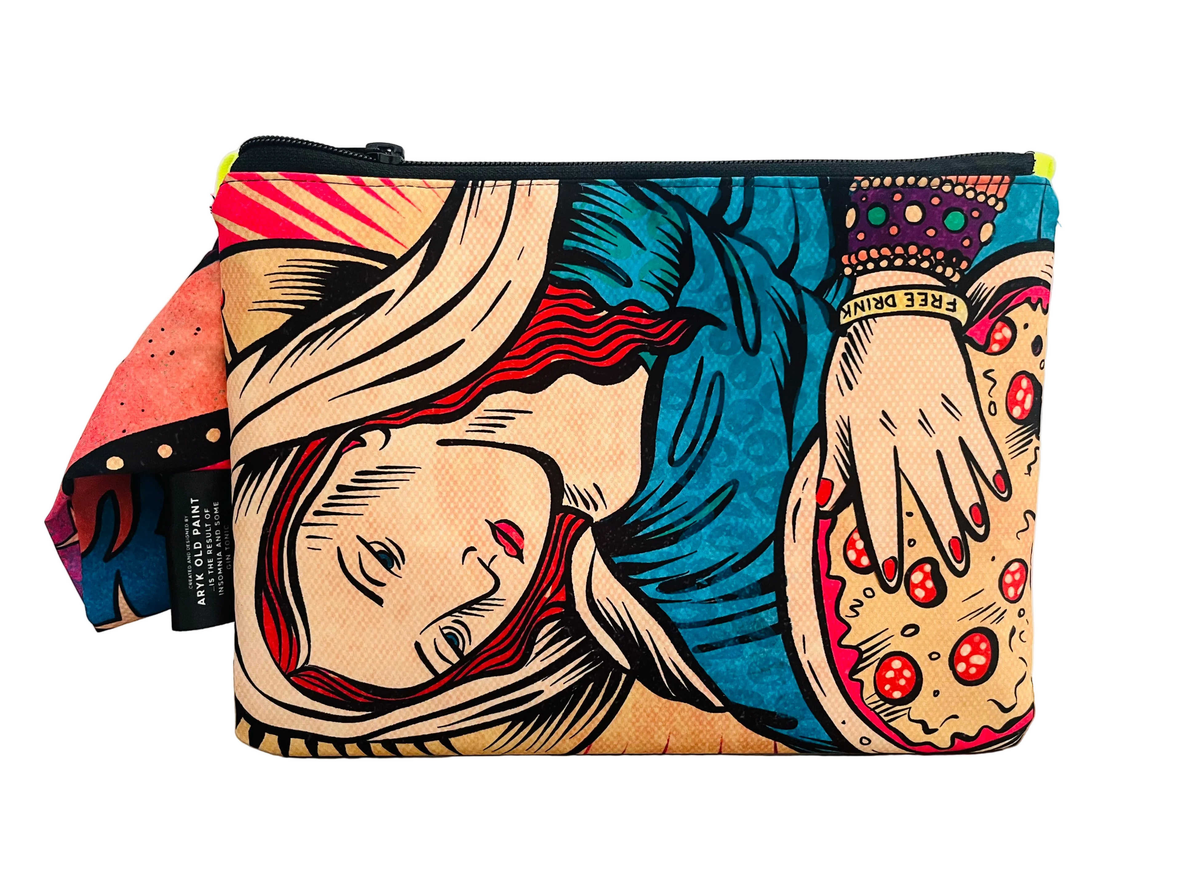 Pochette FUCK DIET -dietro-design ironico/dieta – ARYK OLD PAINT