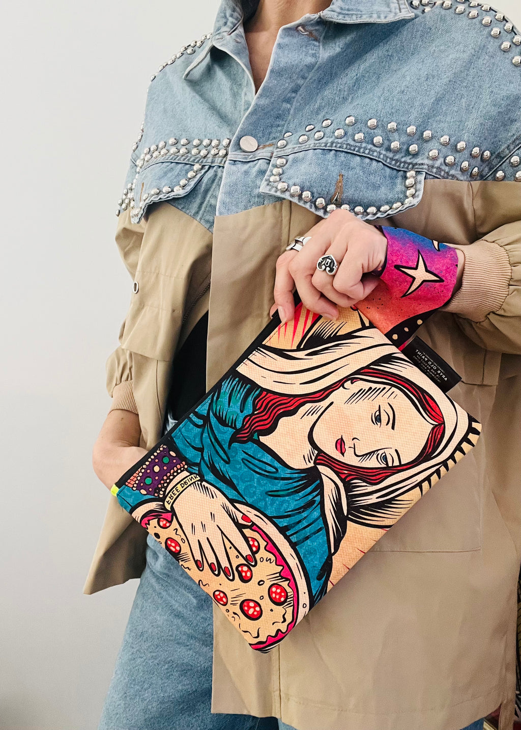 Pochette FUCK DIET design ironico/dieta – ARYK OLD PAINT