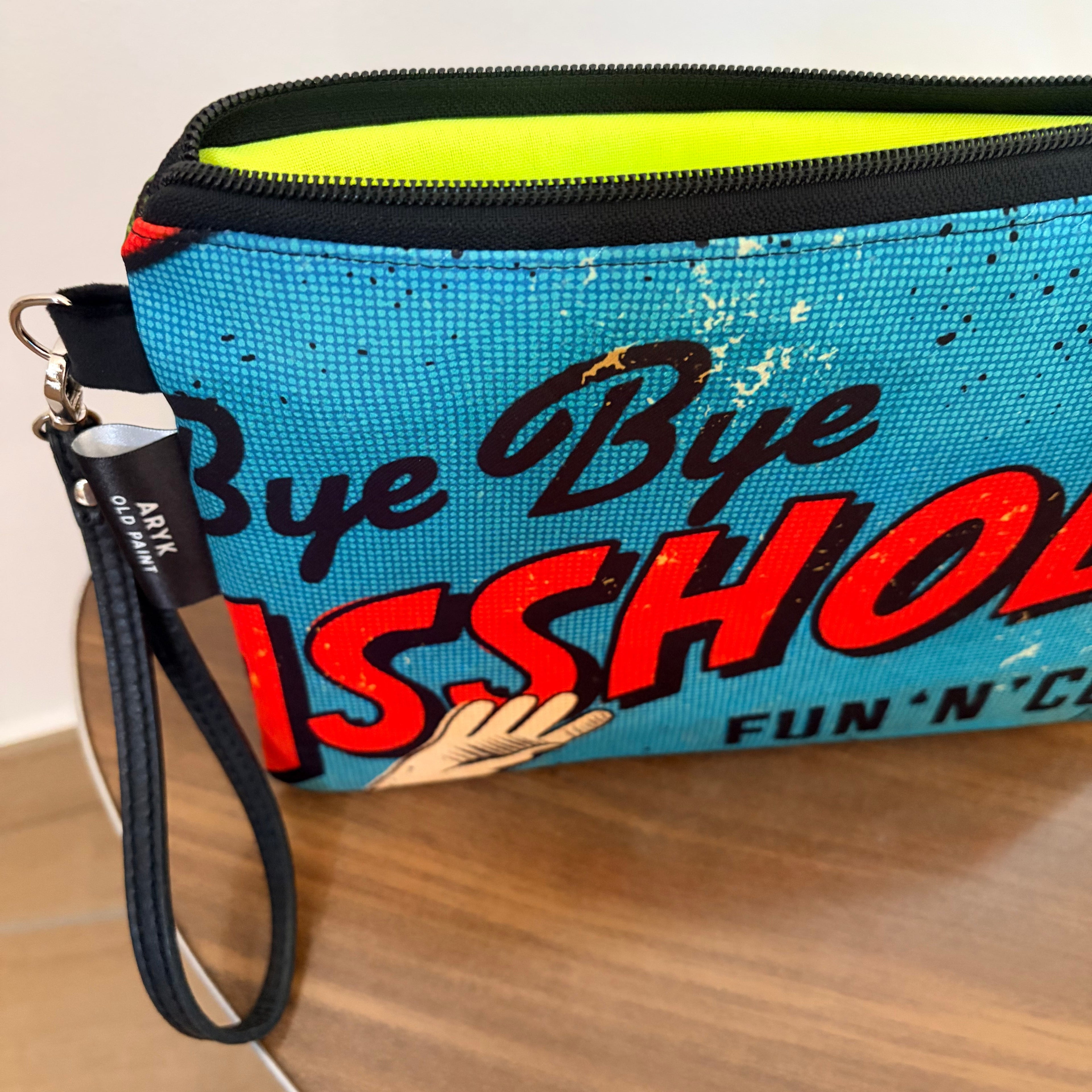  pochette-assholes-illustrazione-dettaglio-aryk-old-paint interno giallo fluo