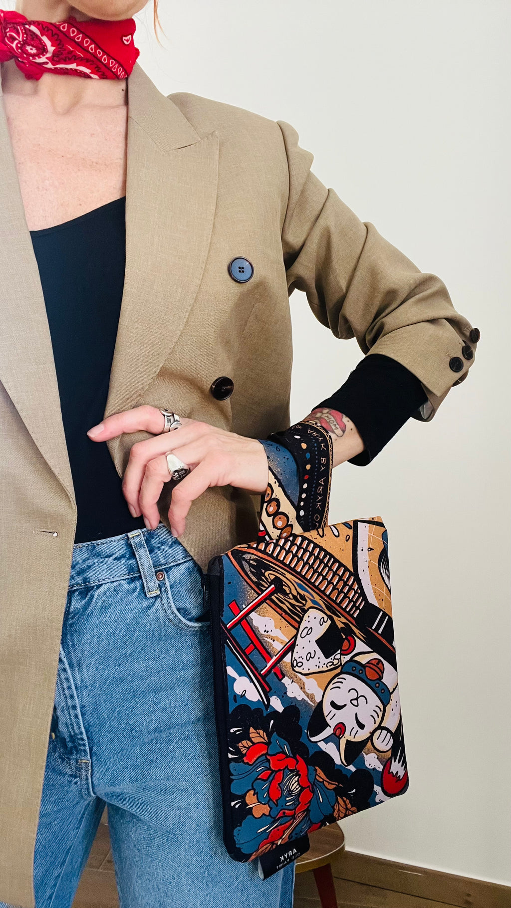 Pochette Japan Story – indossato – ARYK OLD PAINT