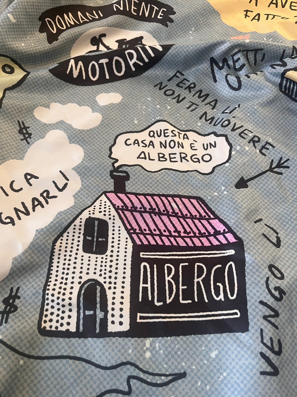 Foulard “Sparisci dalla mia vista”