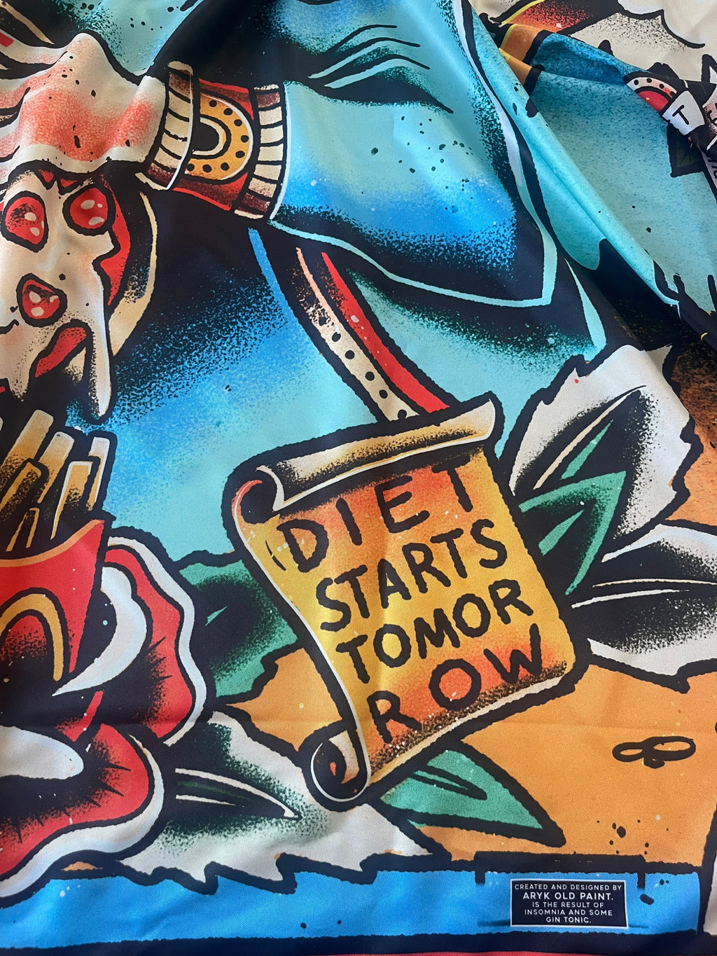 Foulard “Fuck diet”