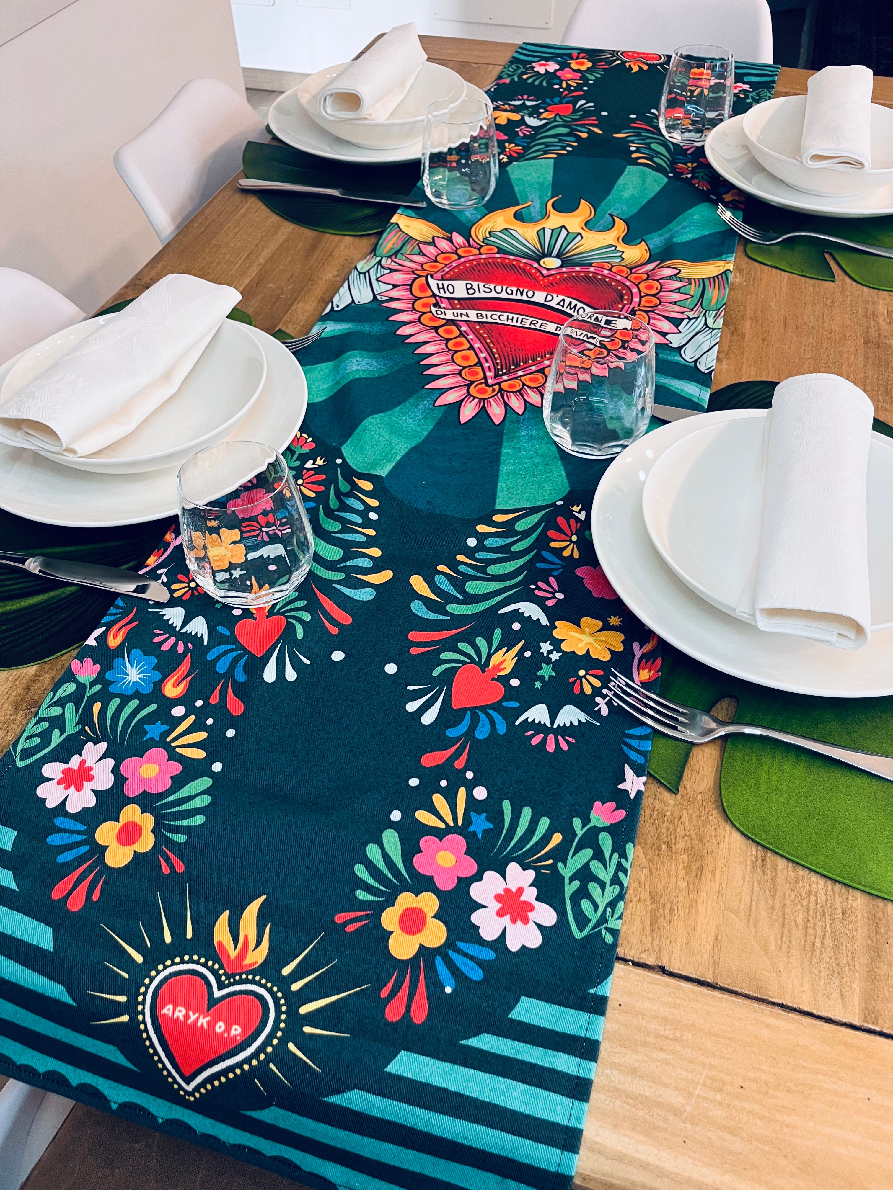 Runner " Amore e vino"