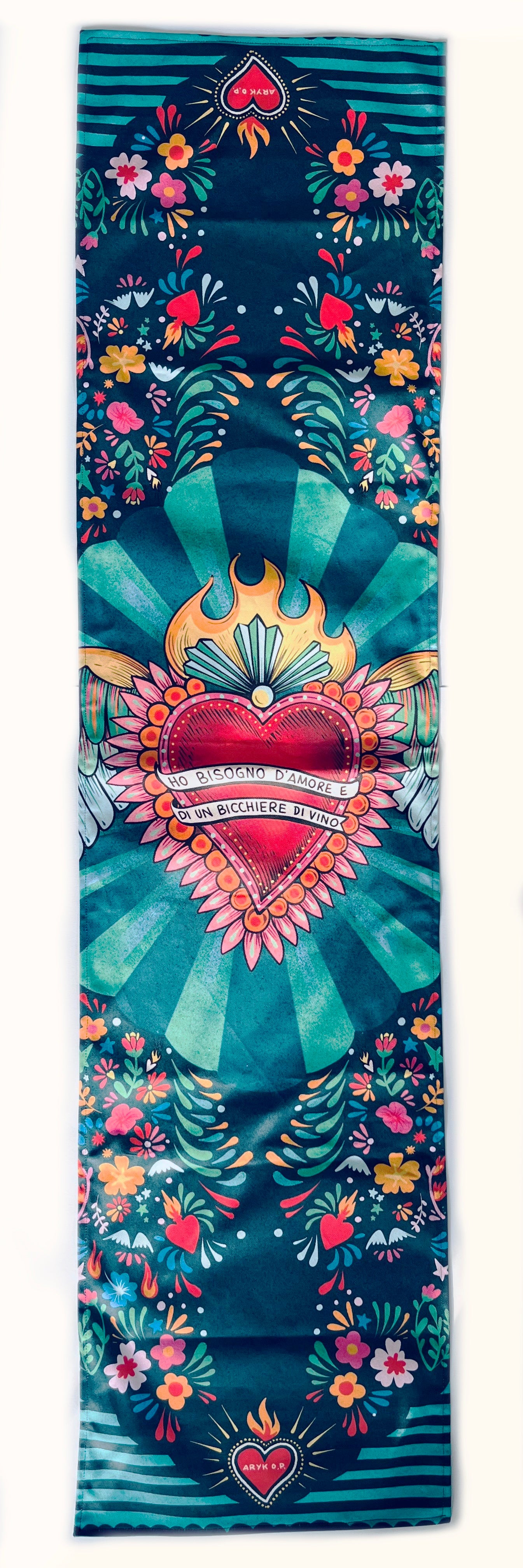 Runner " Amore e vino"