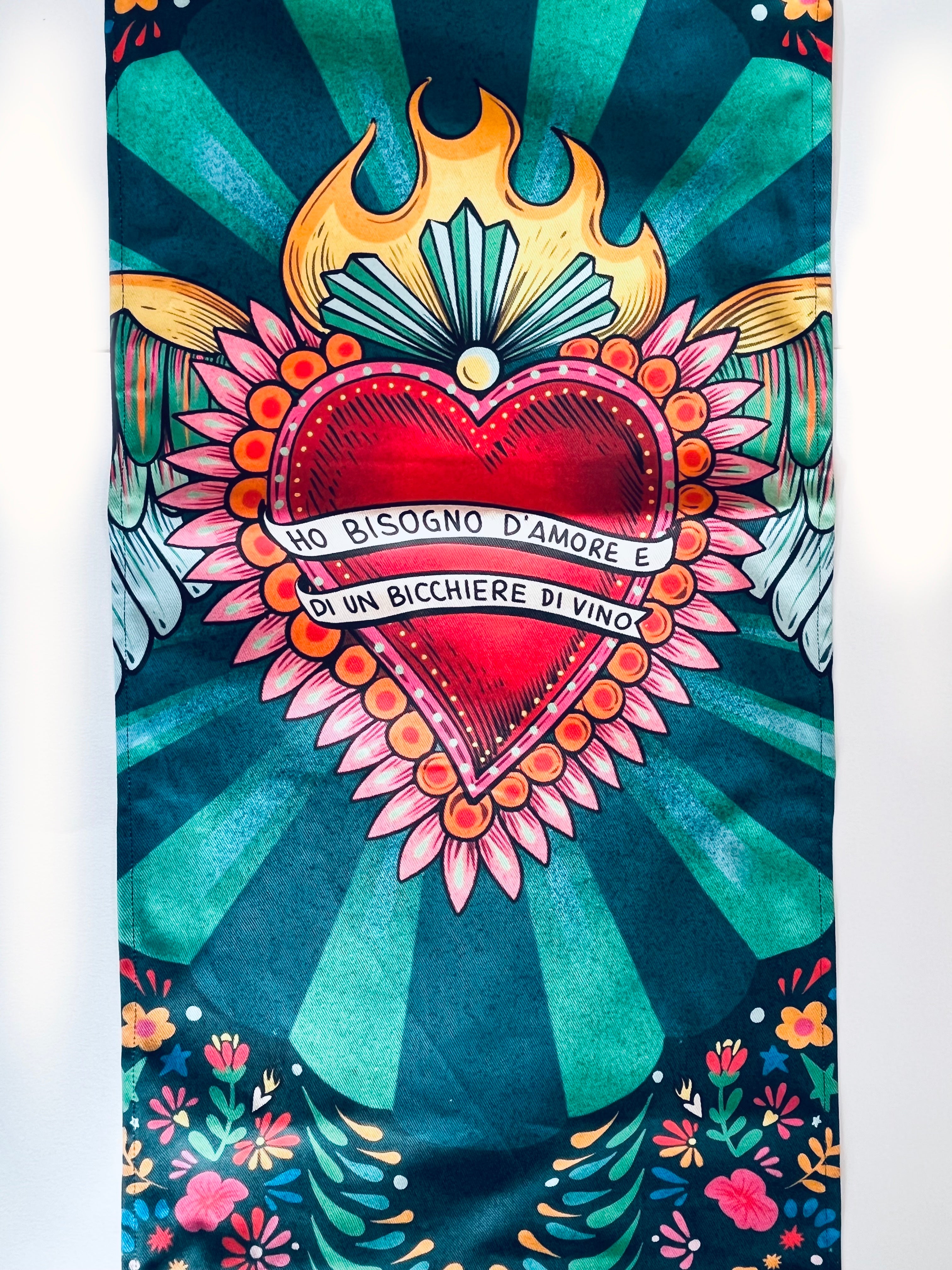 Runner " Amore e vino"