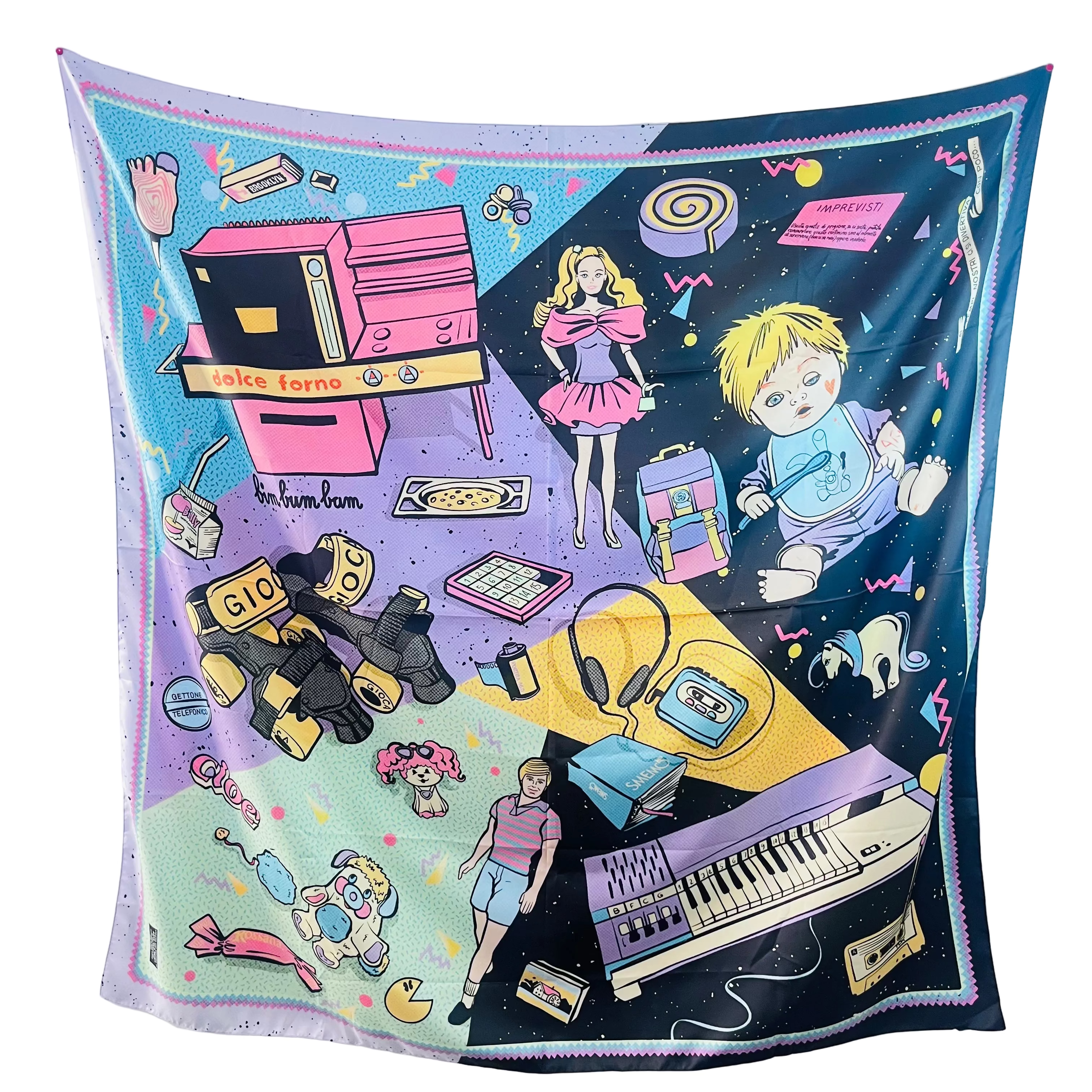 Foulard “80's forever”