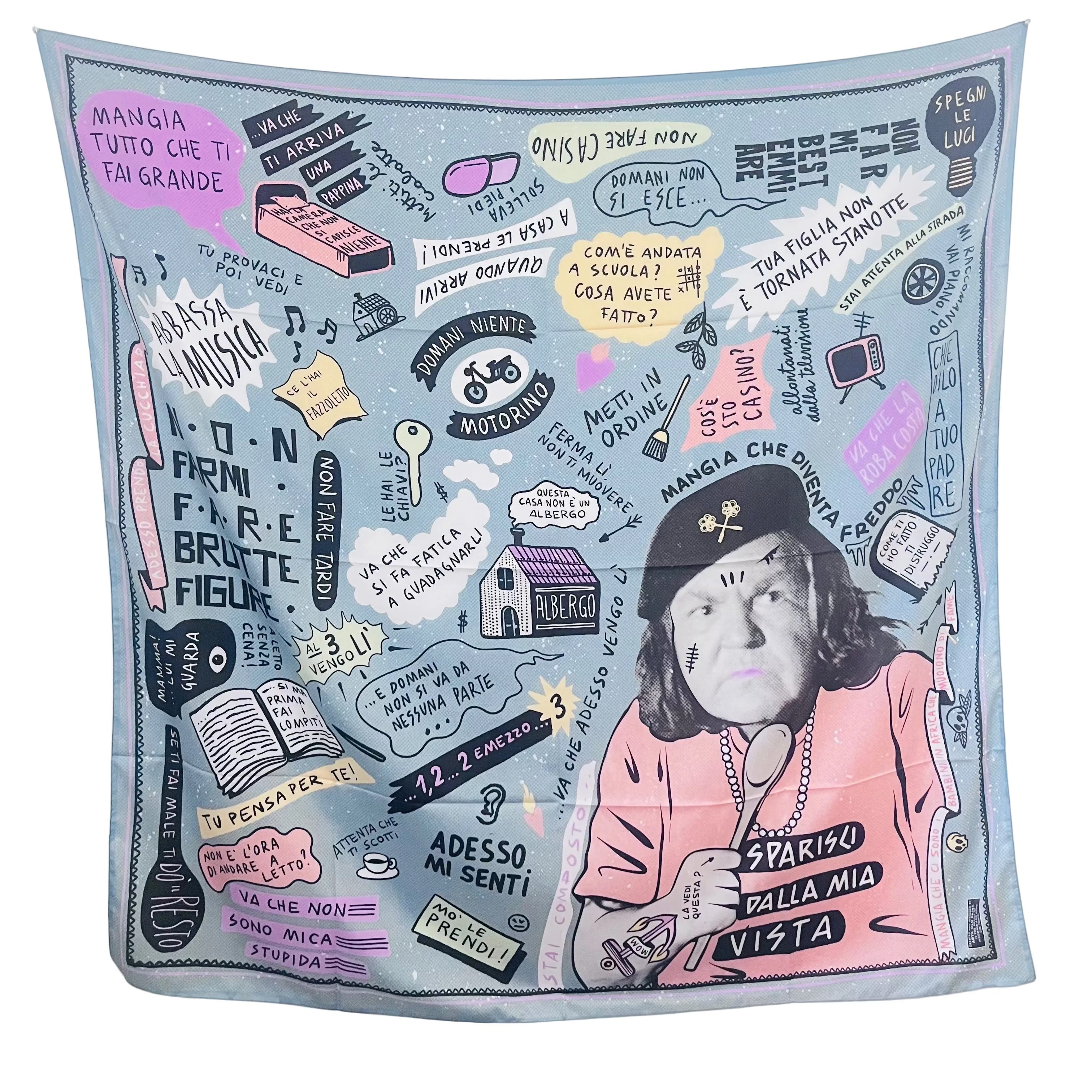 Foulard “Sparisci dalla mia vista”