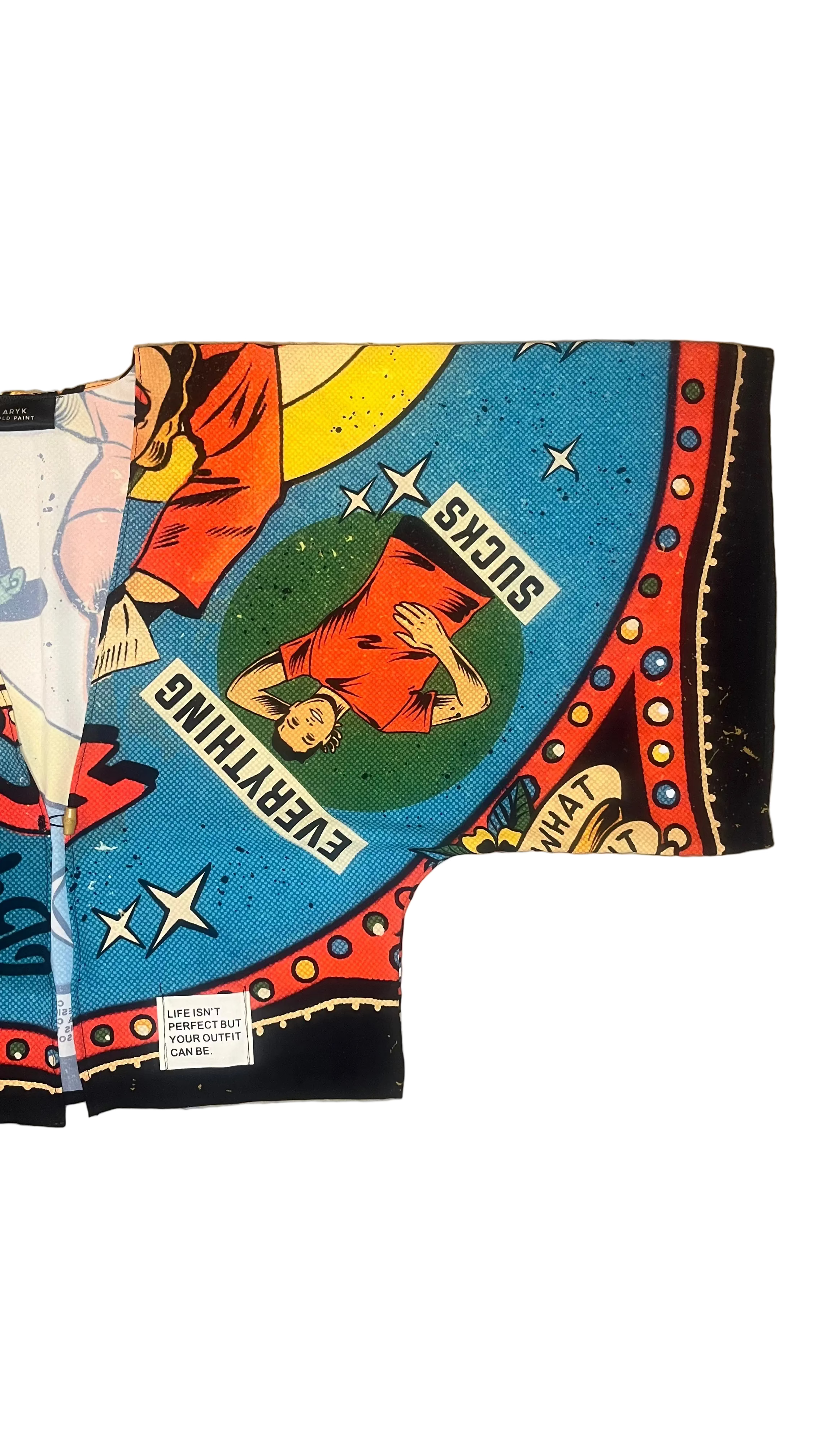 kimono/blusa "Bye bye Assholes"