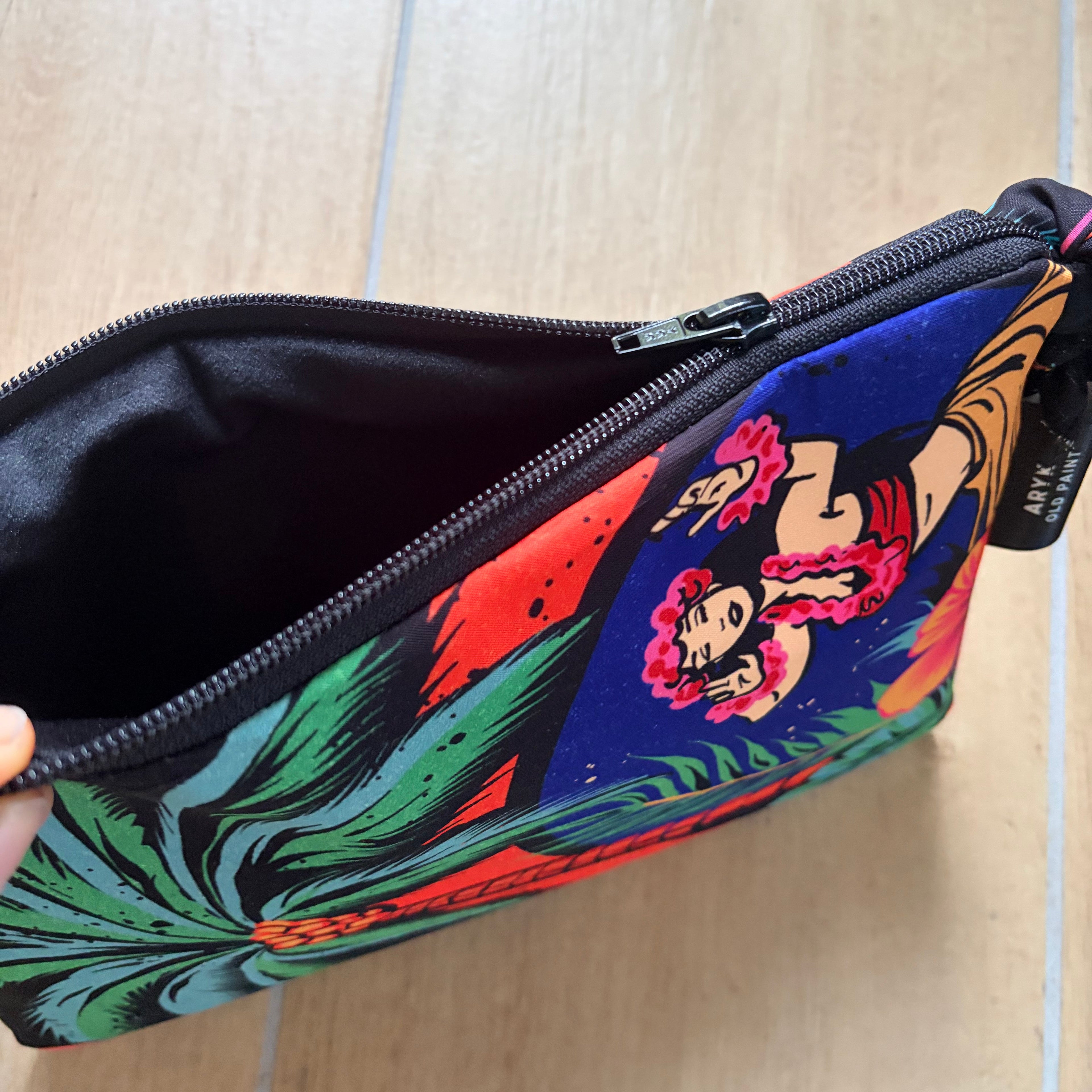 Interno fodera velluto nero borsa tracolla Hawaiian – Aryk Old Paint
