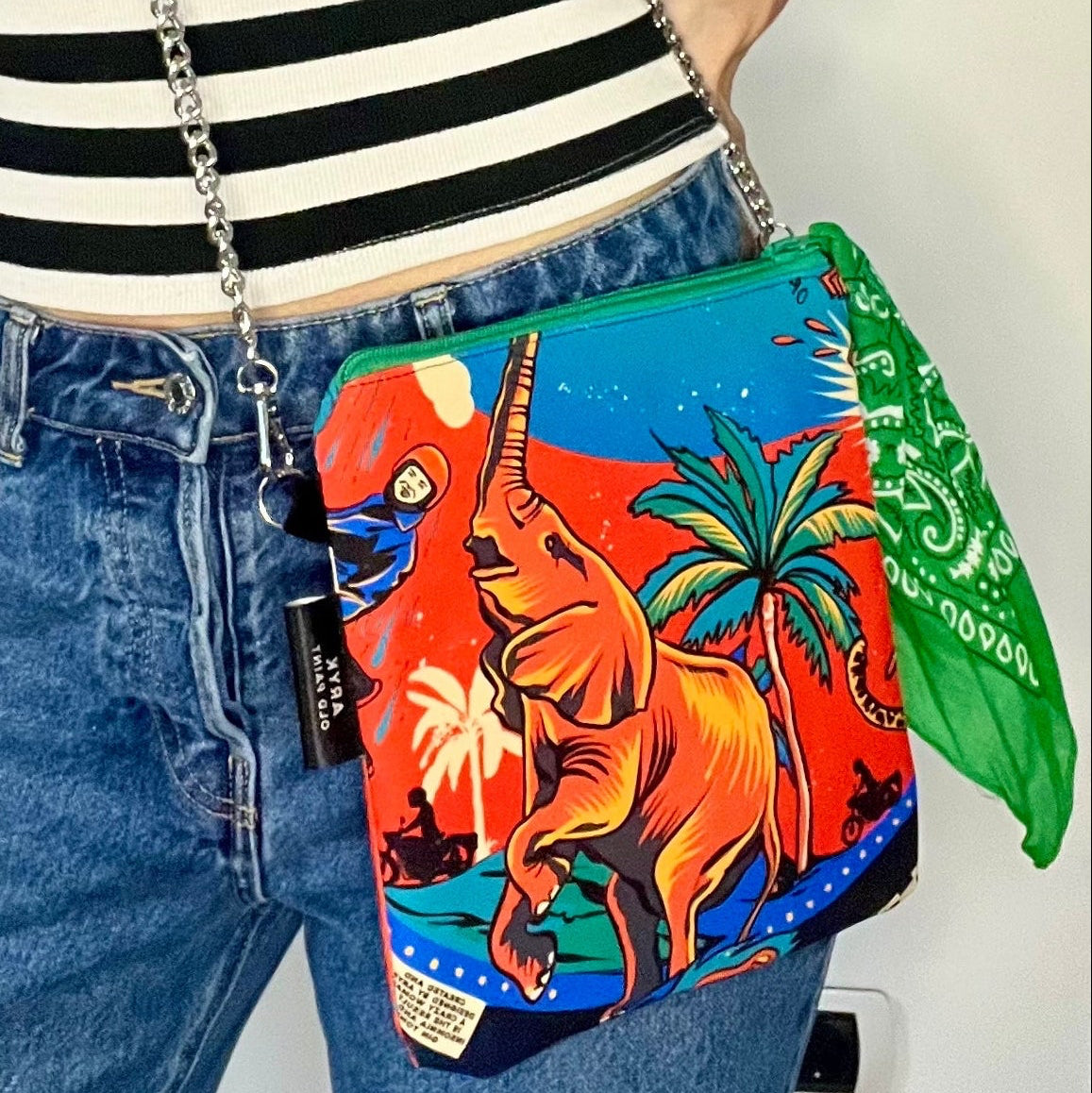 borsa artigianale a tracolla design by arykoldpaint