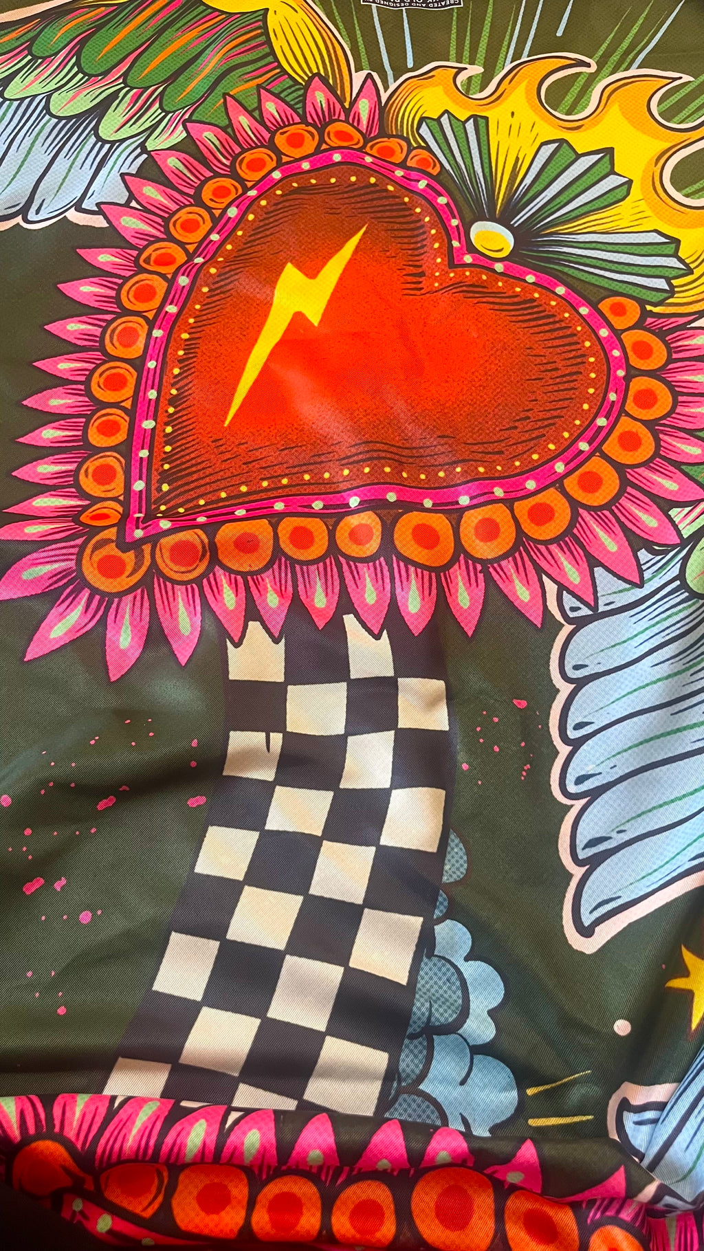 foulard "Prima o Poi", dettaglio ex voto illustrazione originale – ARYK OLD PAINT