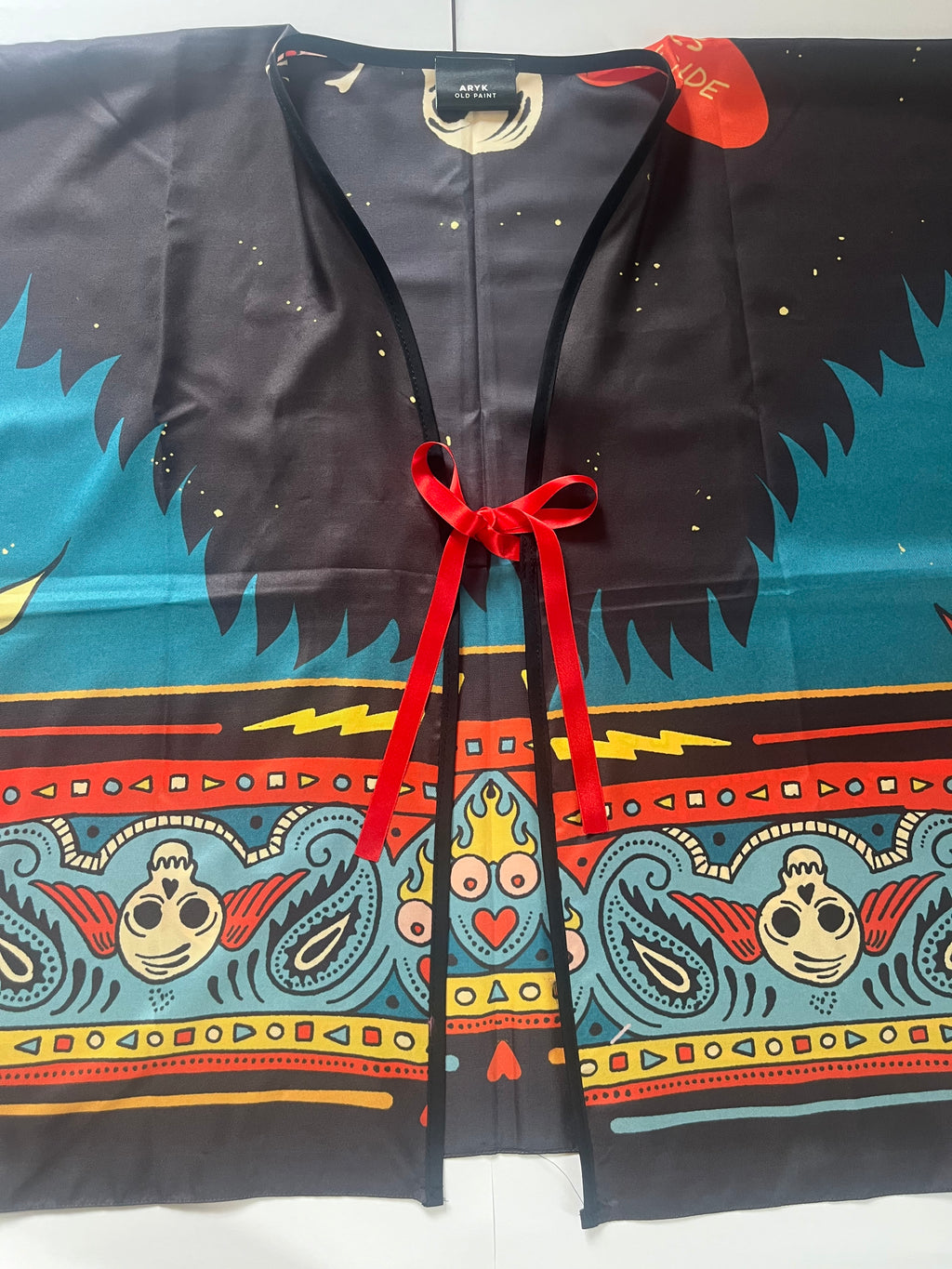 particolare chiusura kimono "bandana" stile old school