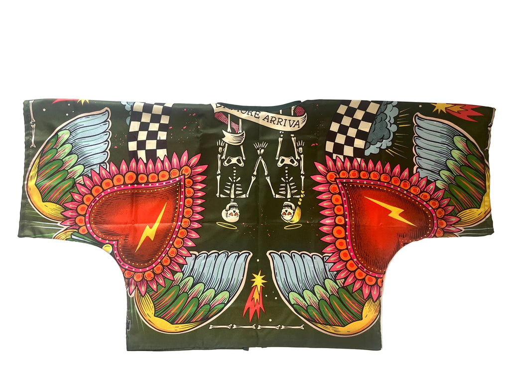 kimono pezzo unico, prodotto artigianalmente