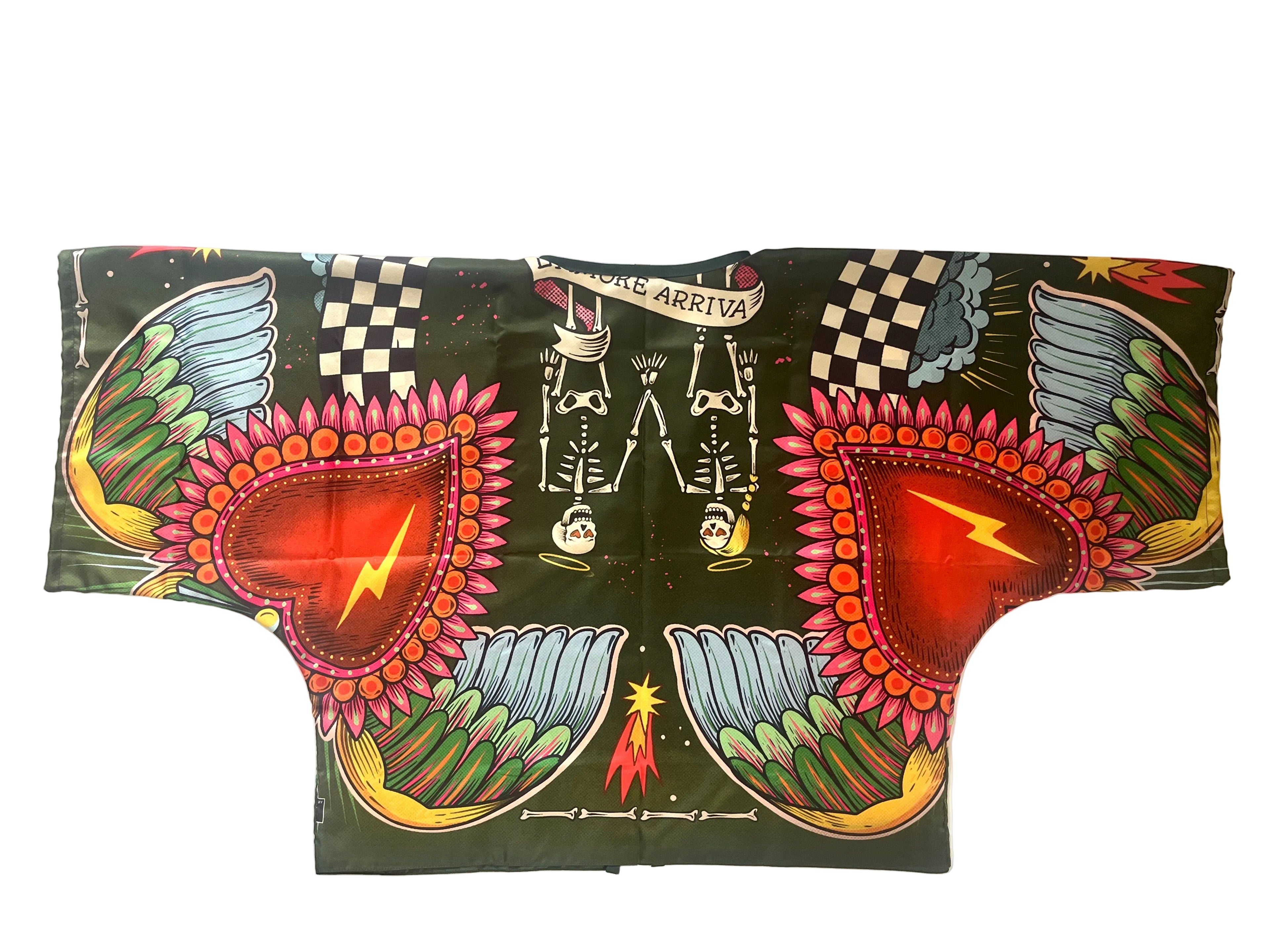 kimono pezzo unico, prodotto artigianalmente