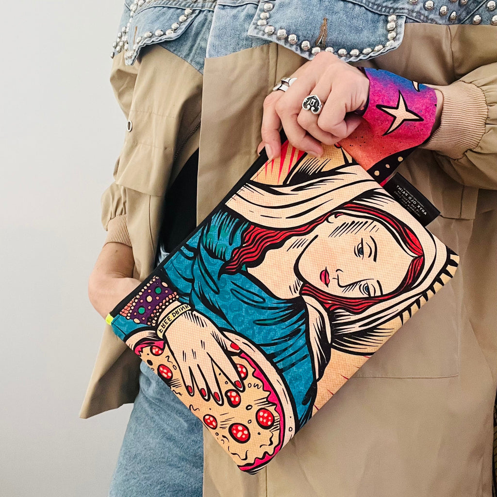 Pochette FUCK DIET design ironico/dieta – ARYK OLD PAINT