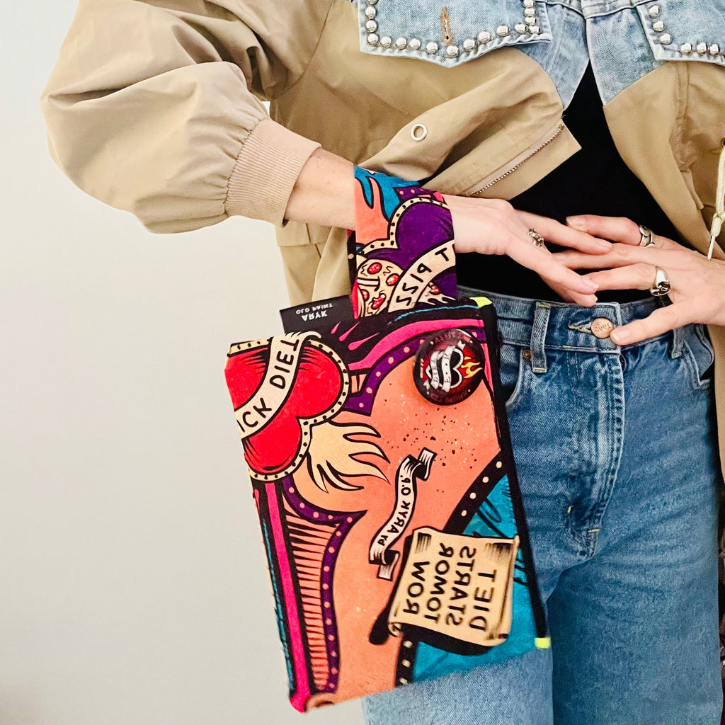 Pochette FUCK DIET design ironico/dieta – ARYK OLD PAINT