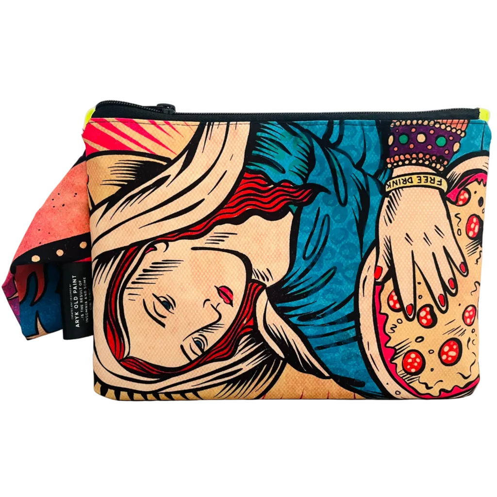 Pochette FUCK DIET -dietro-design ironico/dieta – ARYK OLD PAINT