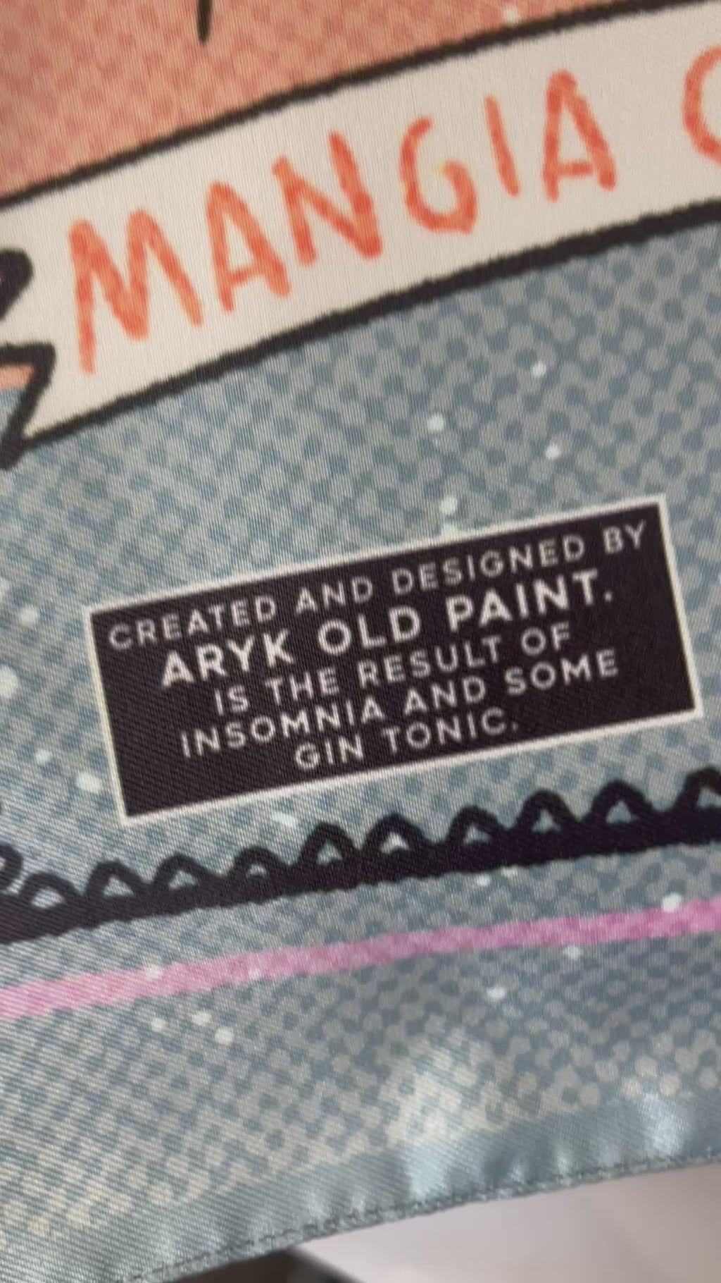 Foulard “Sparisci dalla mia vista”