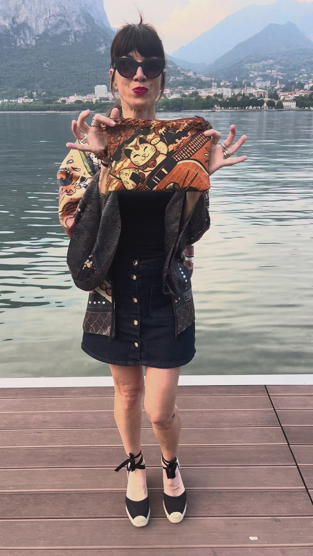 kimono japan indossato