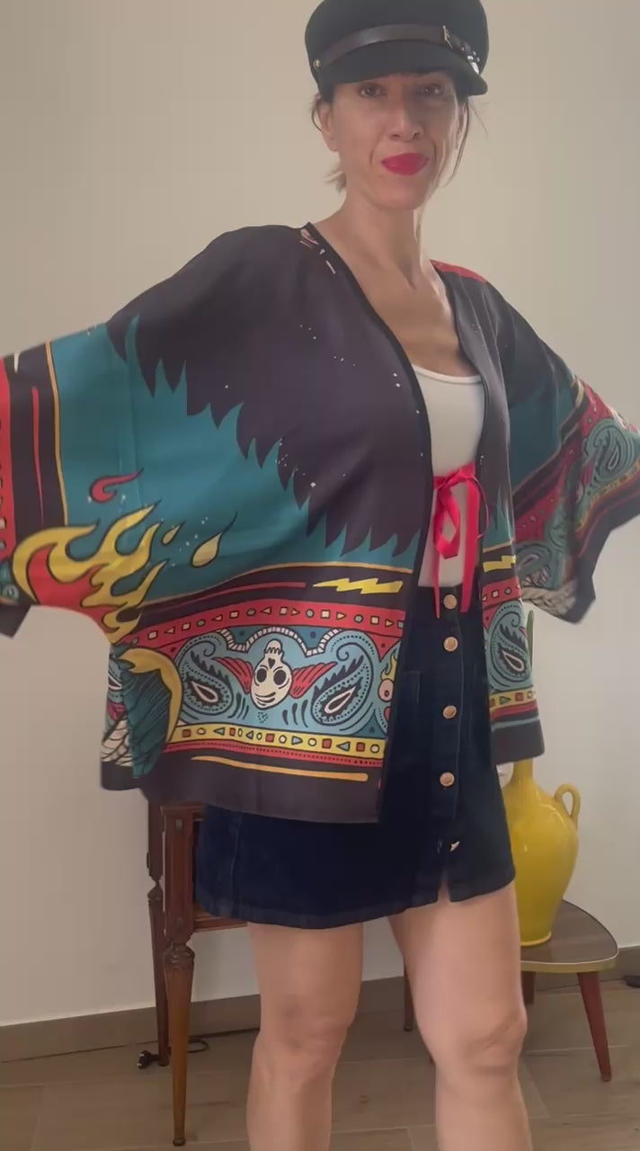 Kimono " Bandana Skull"