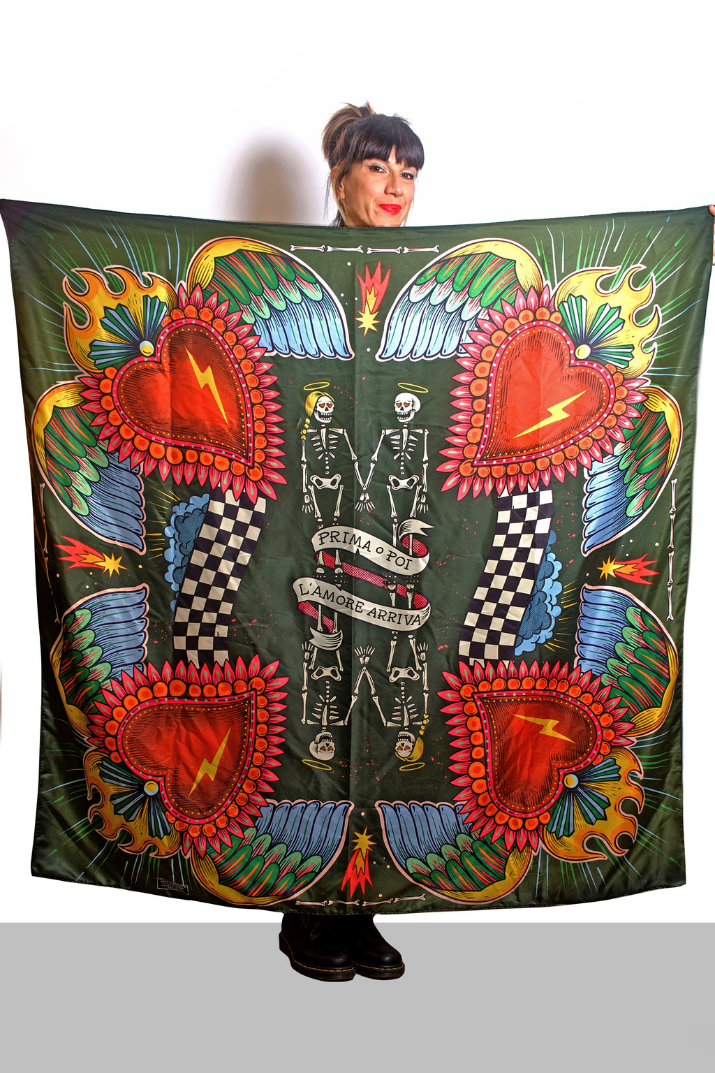 Foulard “Prima o poi”