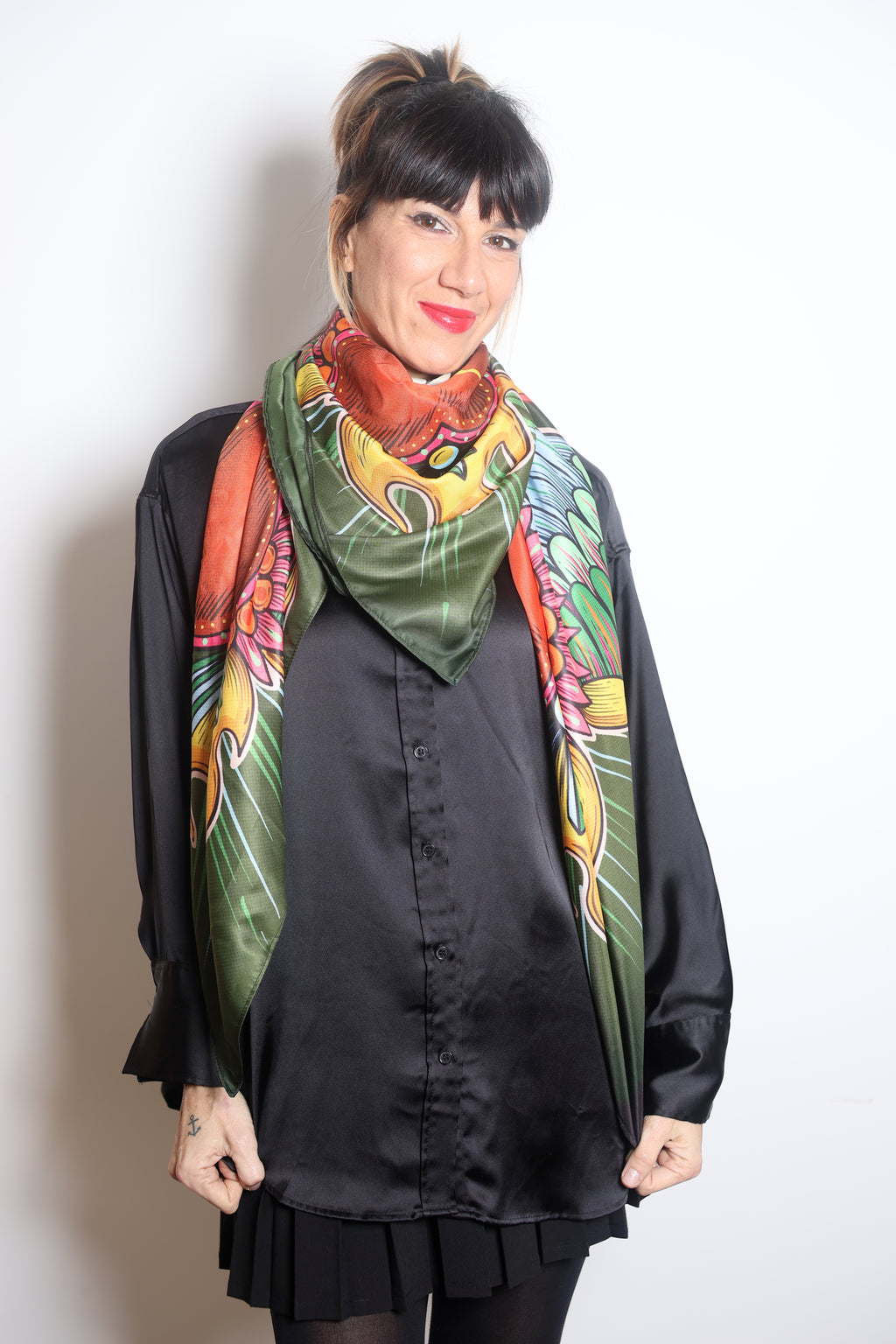 Foulard “Prima o poi”