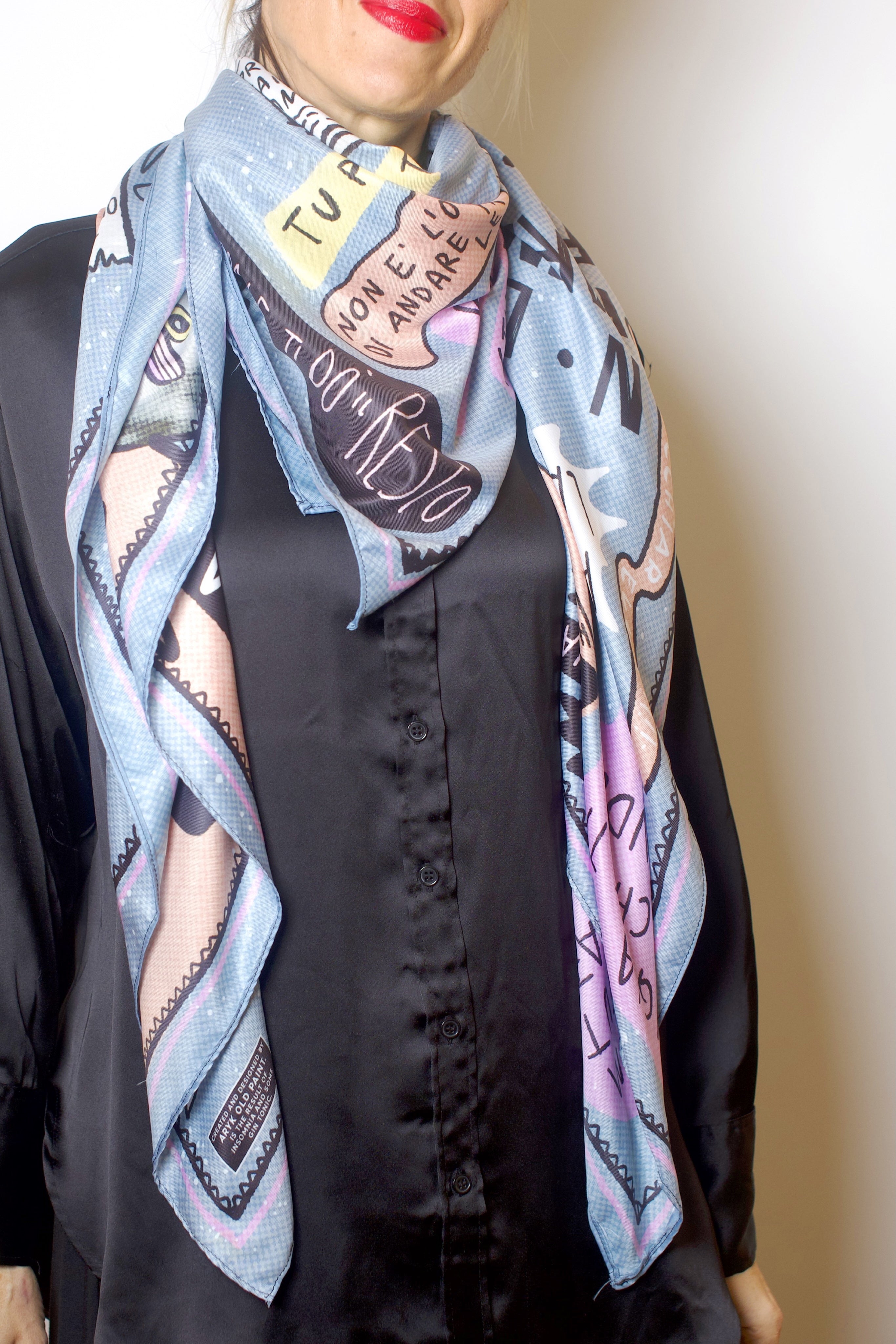 Foulard “Sparisci dalla mia vista”