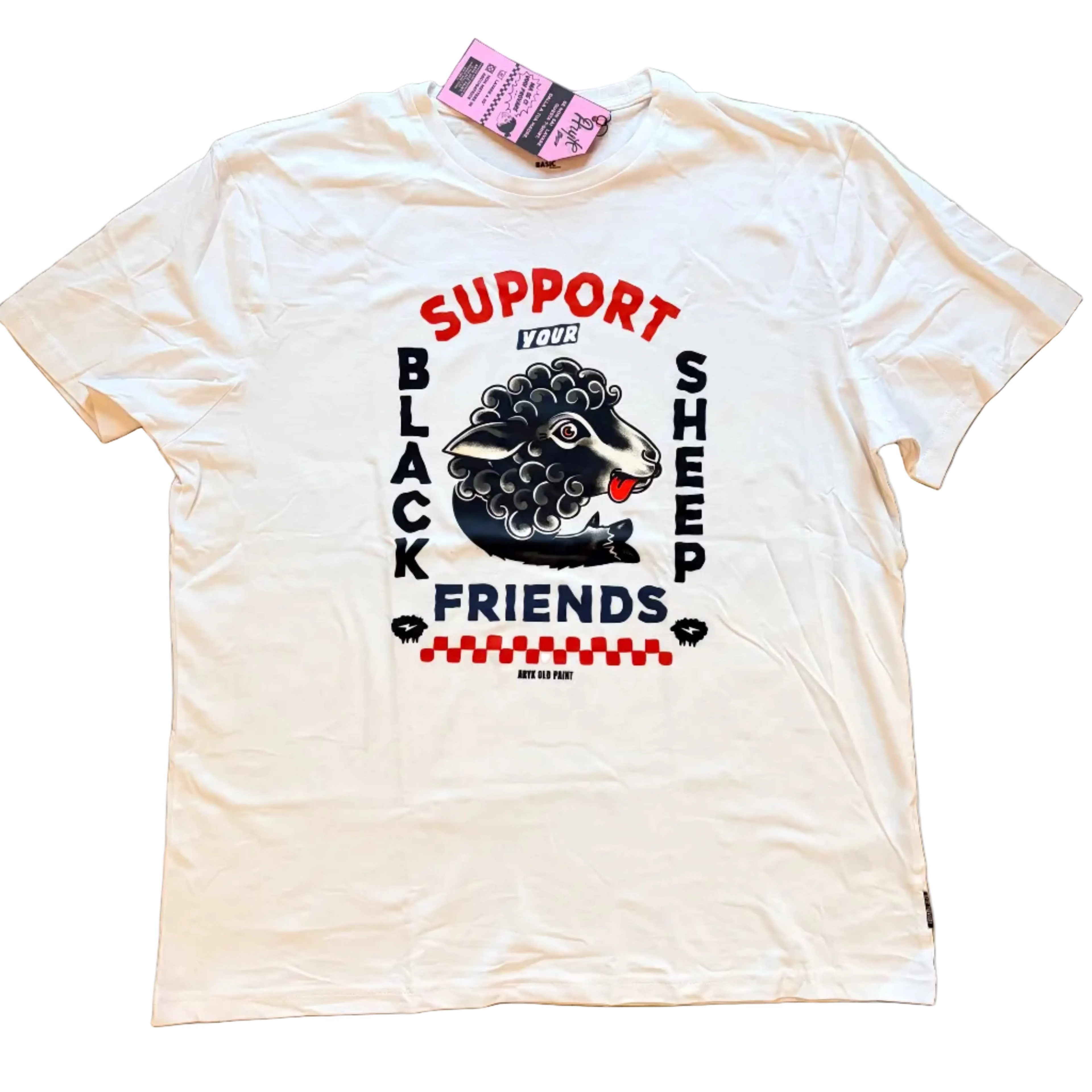  t-shirt black sheep friends design by Aryk Old Paint 